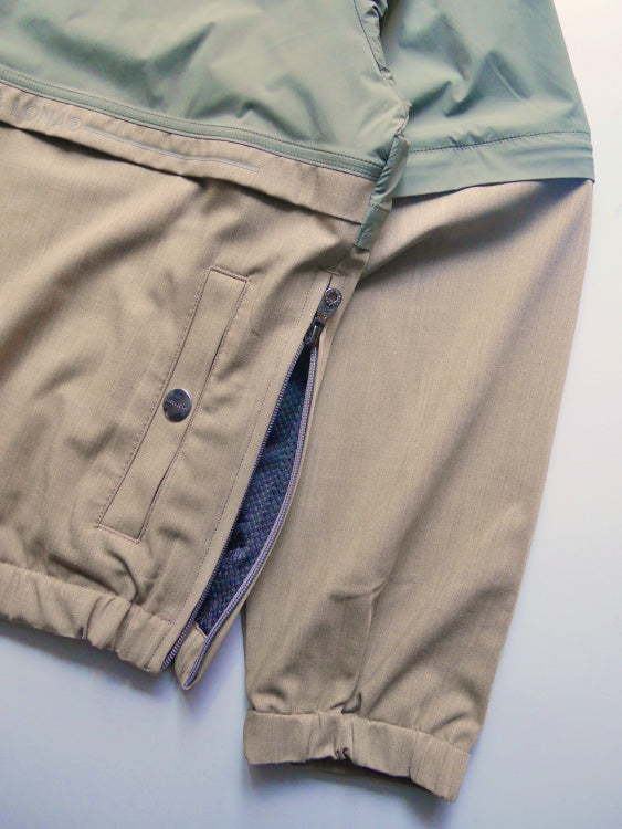 Atlas Blend Detachable Jacket | MEN / KHAKI