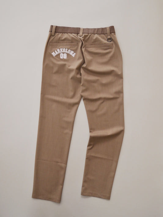 Atlas Blend Round Trousers | MEN / KHAKI
