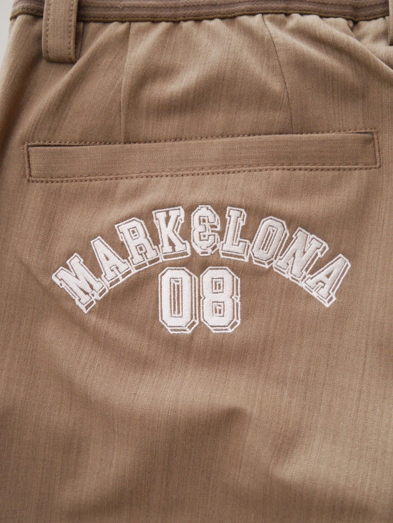 Atlas Blend Round Trousers | MEN / KHAKI