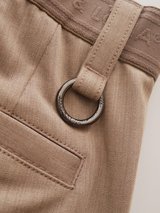 Atlas Blend Round Trousers | MEN / KHAKI