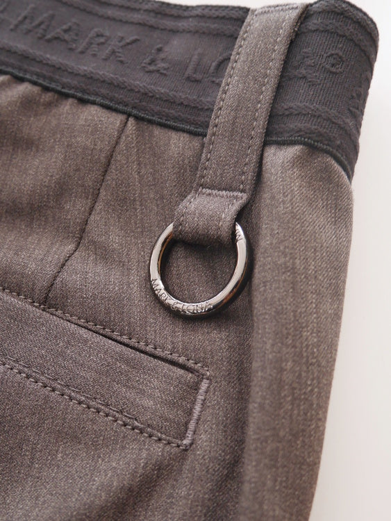 Atlas Blend Round Trousers | MEN / BLACK