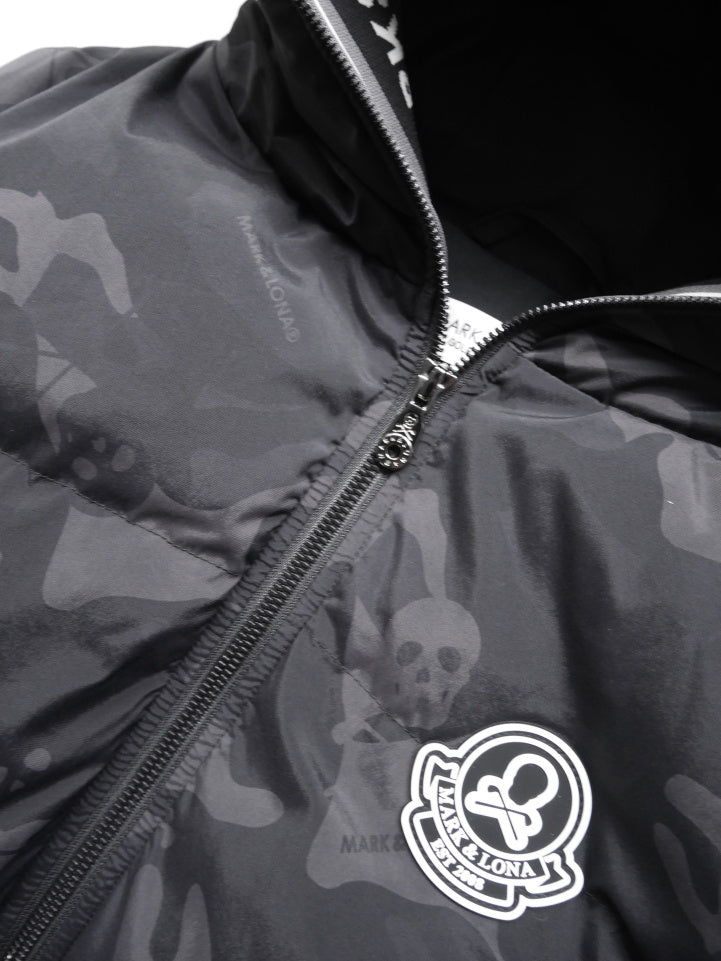 ACD Camo Goose Down Vest  | MEN / BLACK