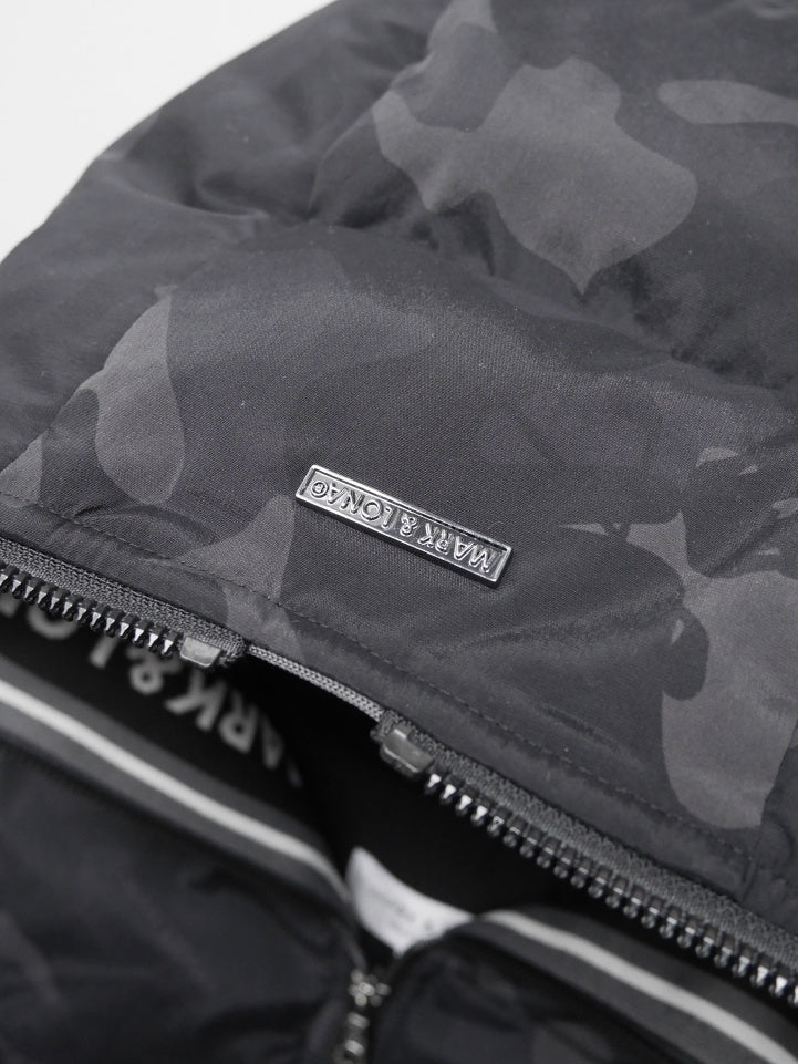 ACD Camo Goose Down Vest  | MEN / BLACK
