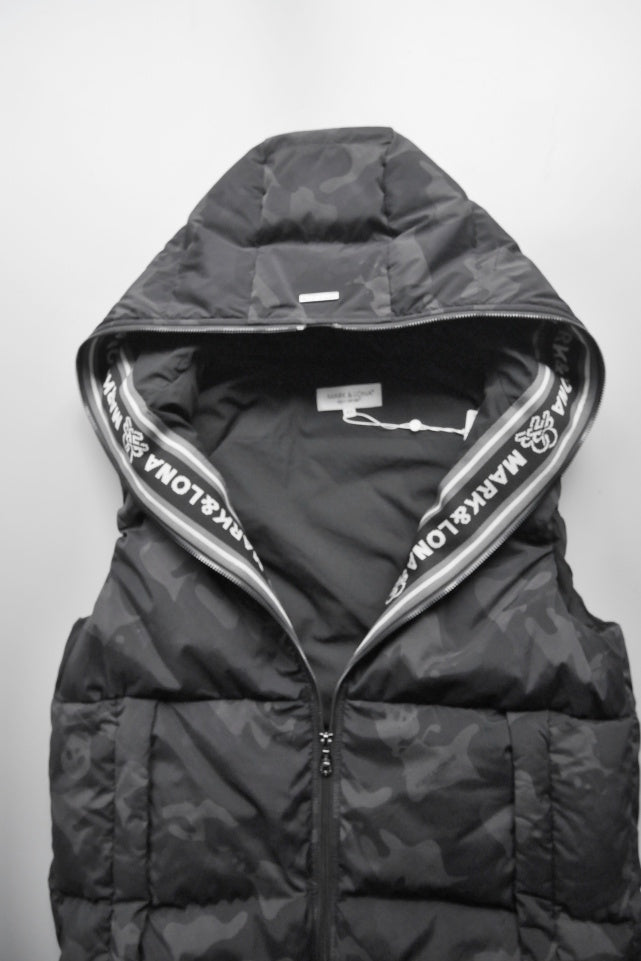 ACD Camo Goose Down Vest  | MEN / BLACK