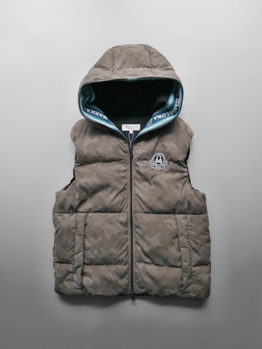 ACD Camo Goose Down Vest  | MEN / BEIGE