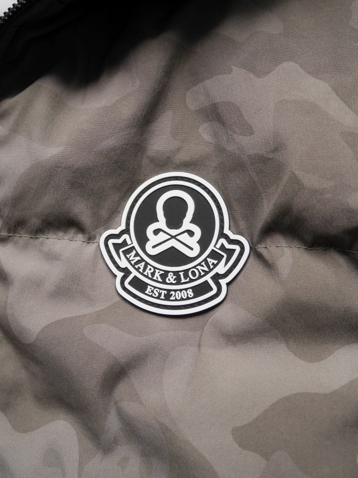 ACD Camo Goose Down Vest  | MEN / BEIGE