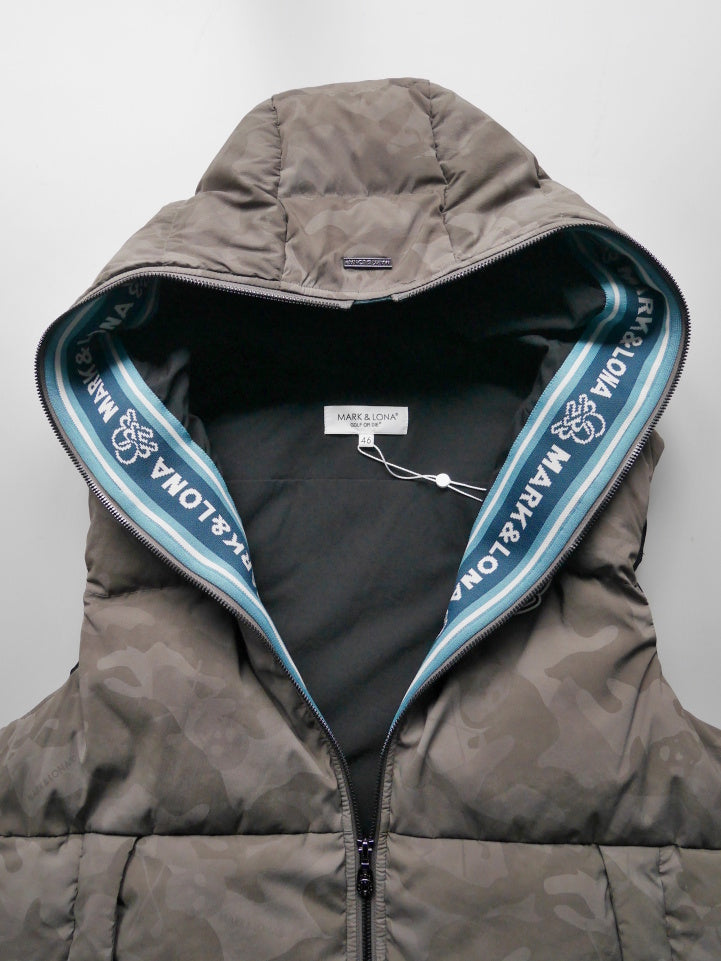 ACD Camo Goose Down Vest  | MEN / BEIGE
