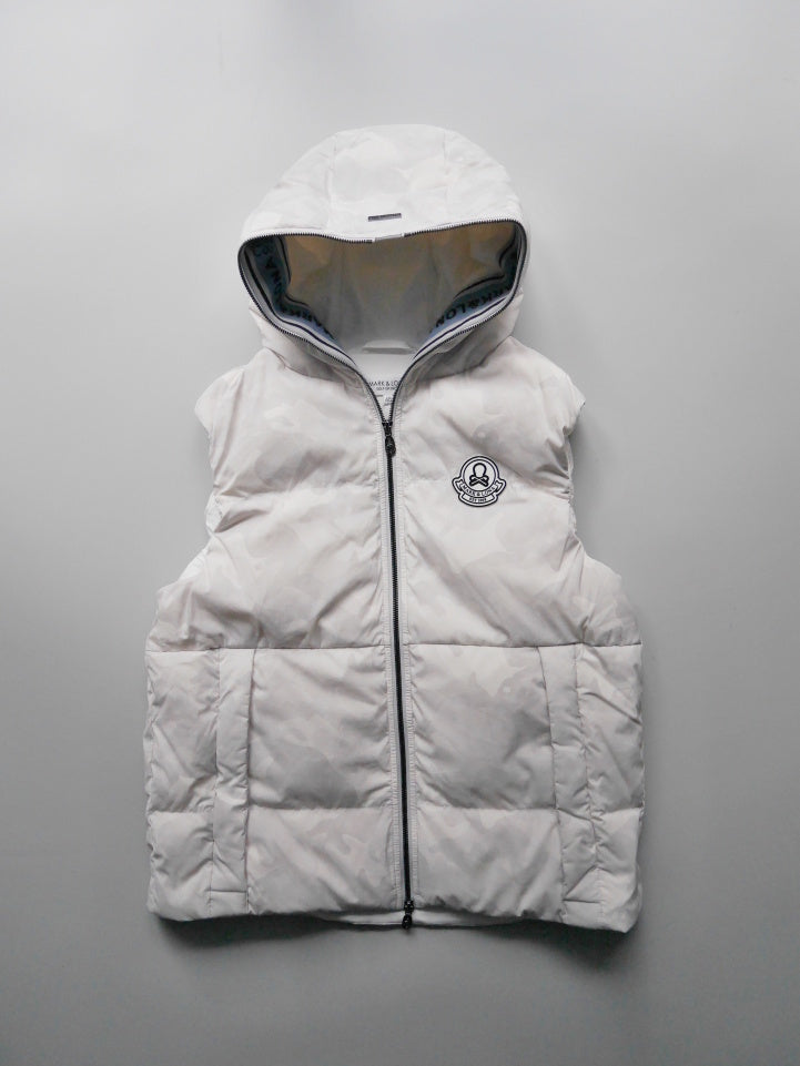 ACD Camo Goose Down Vest  | MEN / WHITE