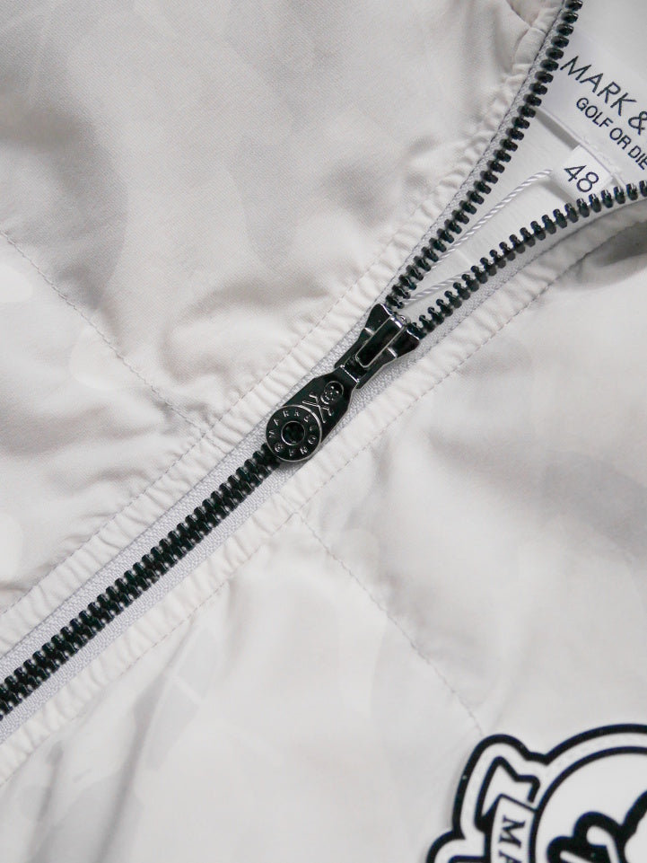 ACD Camo Goose Down Vest  | MEN / WHITE