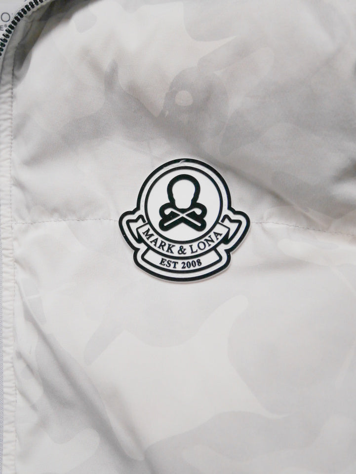 ACD Camo Goose Down Vest  | MEN / WHITE