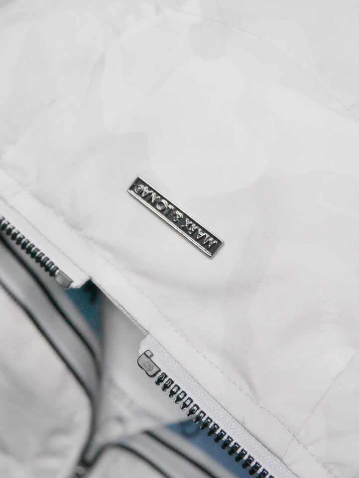 ACD Camo Goose Down Vest  | MEN / WHITE