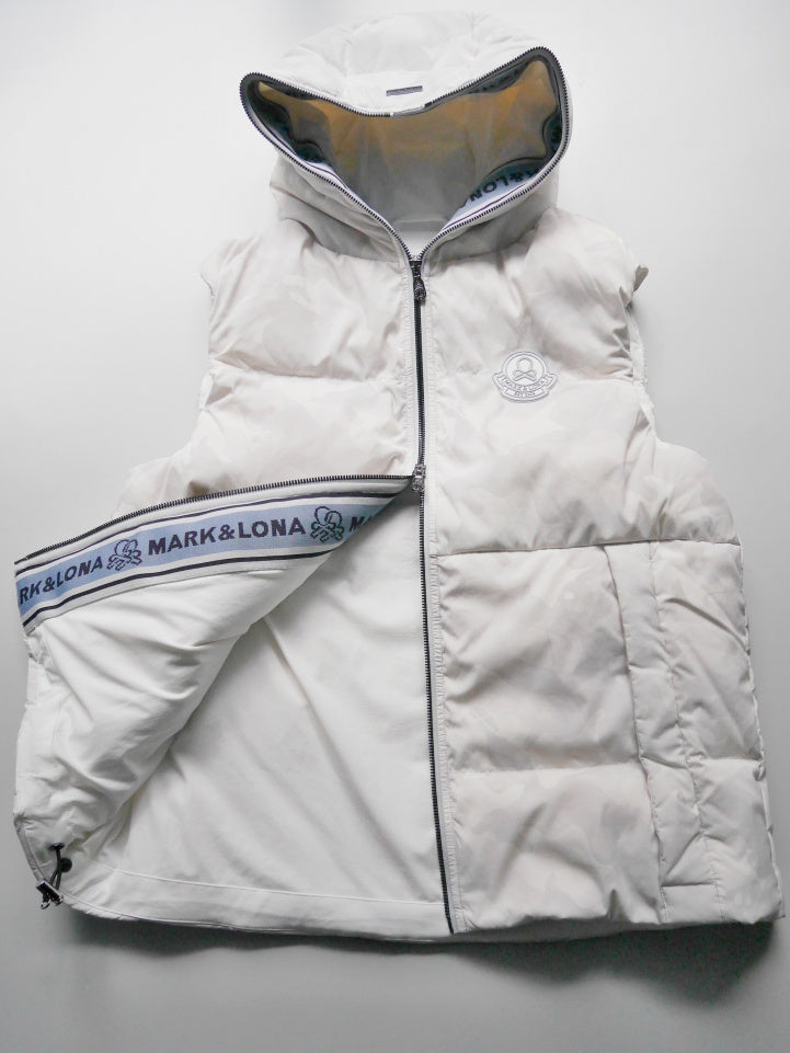 ACD Camo Goose Down Vest  | MEN / WHITE