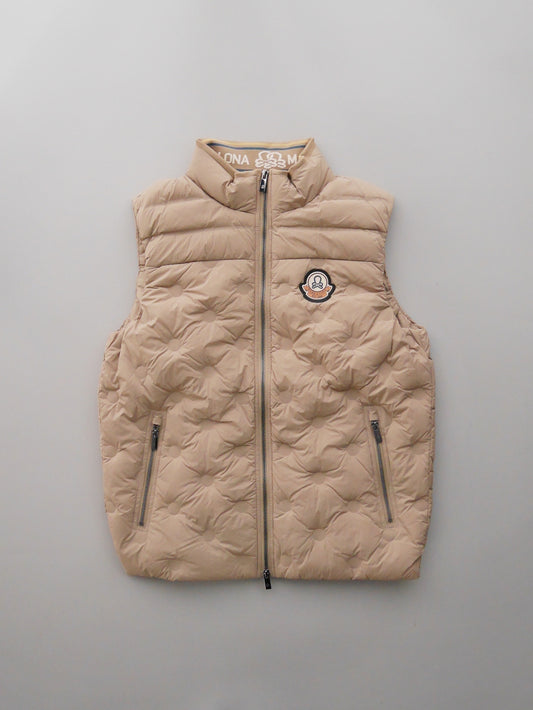 Synk Seamless Down Vest   | MEN / KHAKI