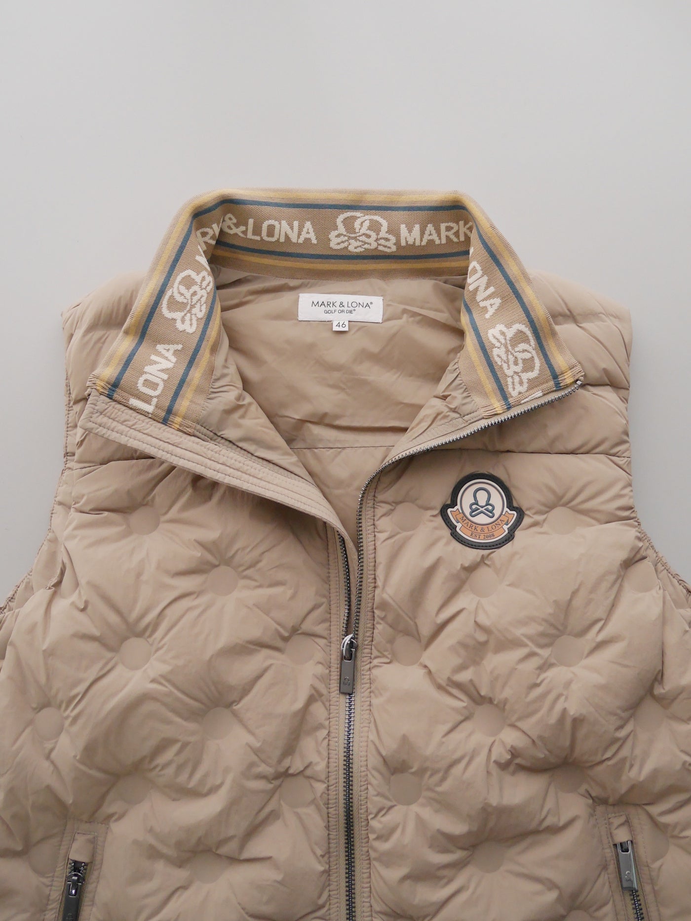 Synk Seamless Down Vest   | MEN / KHAKI