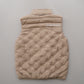 Synk Seamless Down Vest   | MEN / KHAKI