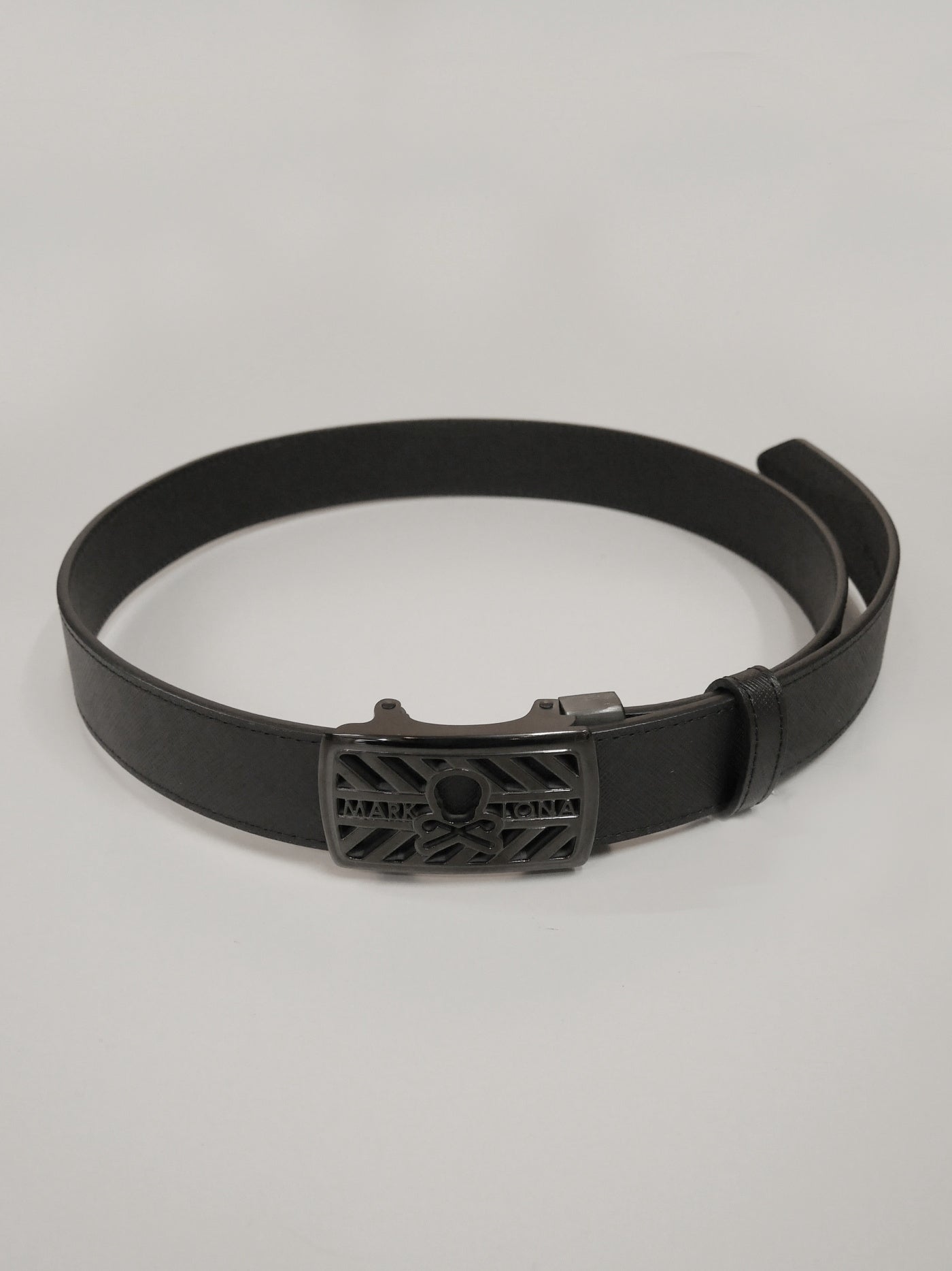 Hollow Skull Adjust Leather Belt | MEN and WOMEN / BLACK