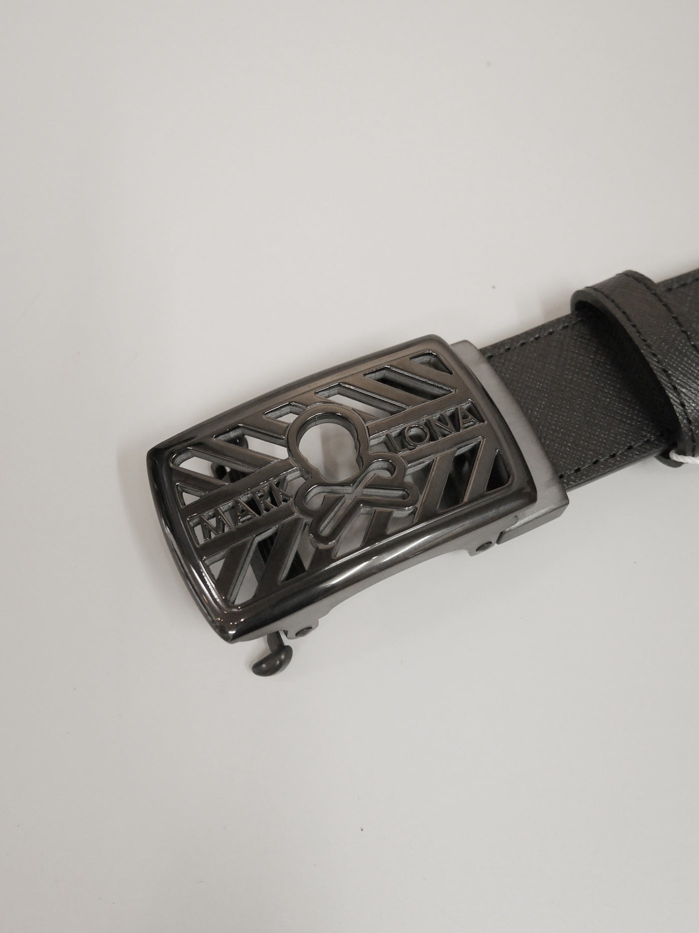 Hollow Skull Adjust Leather Belt | MEN and WOMEN / BLACK