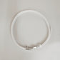 Hollow Skull Adjust Leather Belt | MEN and WOMEN / WHITE