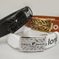Hollow Skull Adjust Leather Belt | MEN and WOMEN / WHITE