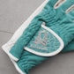 Vibrant Bicolor Suede Gloves[Pair] | WOMEN / BLUE