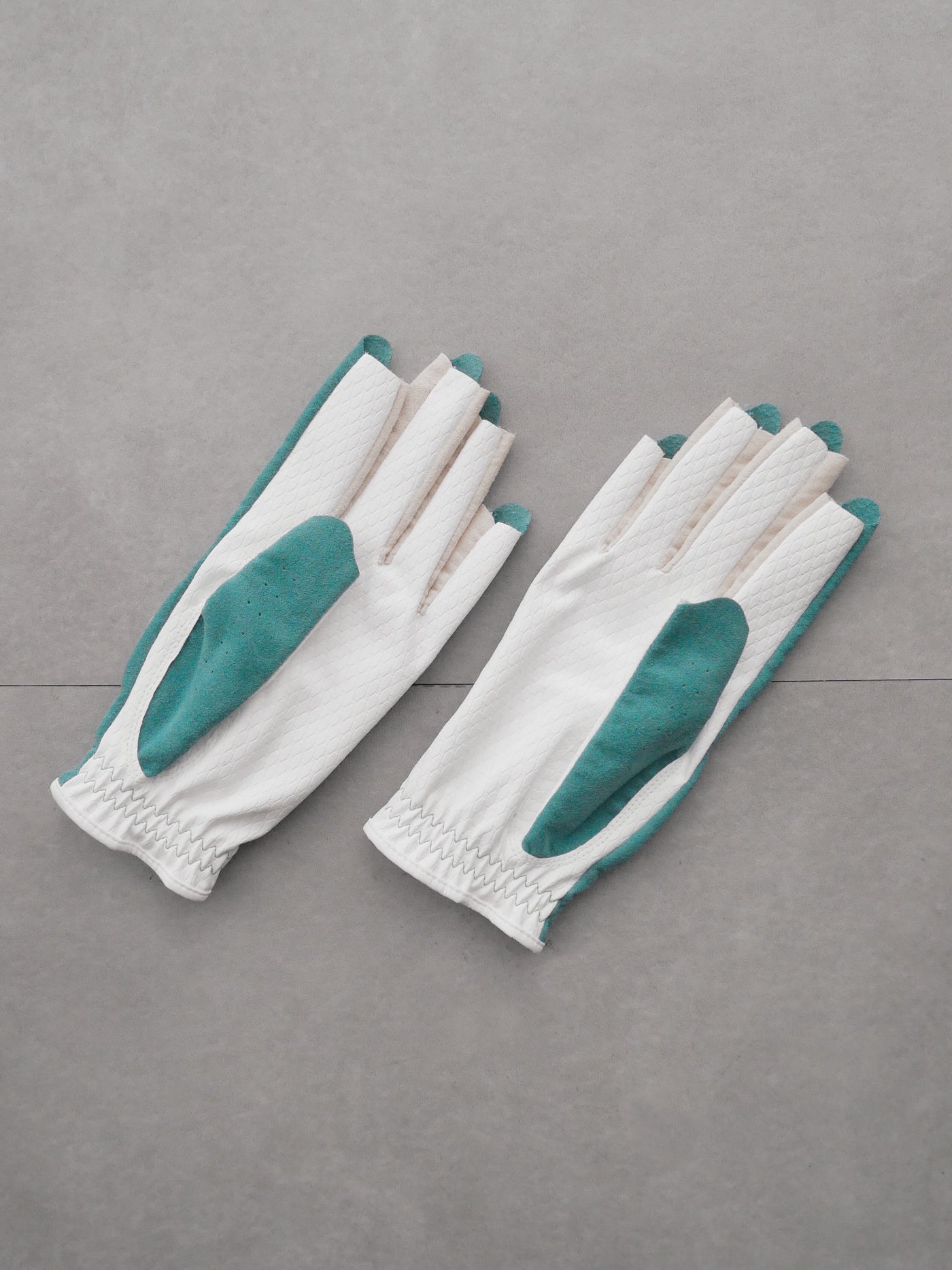 Vibrant Bicolor Suede Gloves[Pair] | WOMEN / BLUE