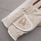 Vibrant Bicolor Suede Gloves[Pair] | WOMEN / IVORY