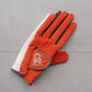 Vibrant Bicolor Suede Gloves[Pair] | WOMEN / ORANGE