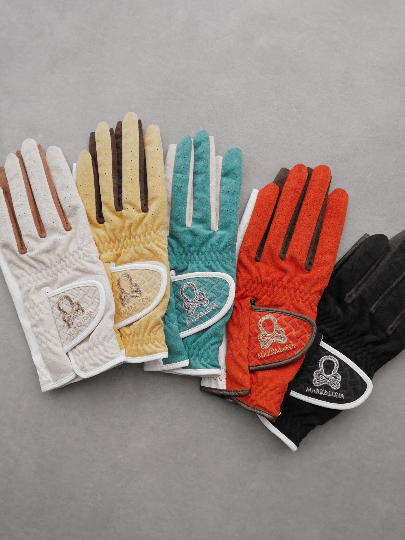 Vibrant Bicolor Suede Gloves[Pair] | WOMEN / BLUE – ADVANTAGE