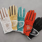 Vibrant Bicolor Suede Gloves[Pair] | WOMEN / YELLOW