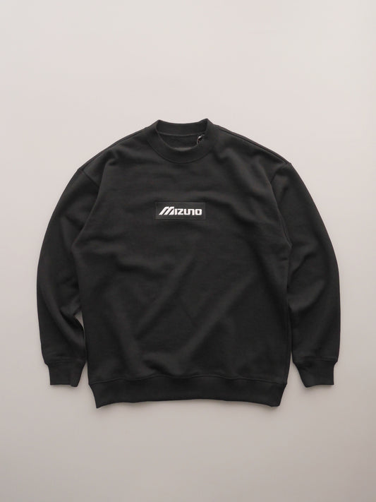 MIZUNO M Logo  Crew Sweat (BLACK)