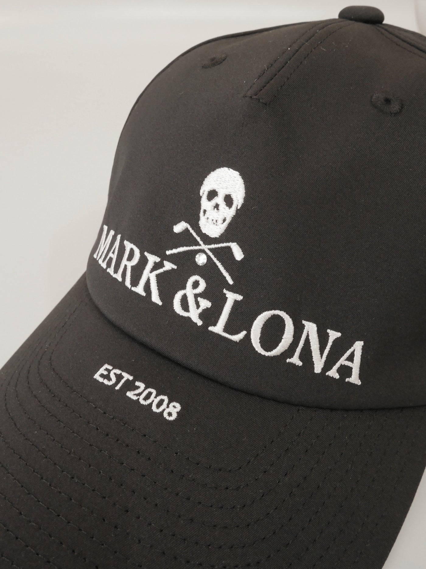 Iron Skull Crystal Accent Cap | MEN and WOMEN / BLACK