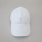 Iron Skull Crystal Accent Cap | MEN and WOMEN / WHITE