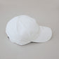 Iron Skull Crystal Accent Cap | MEN and WOMEN / WHITE