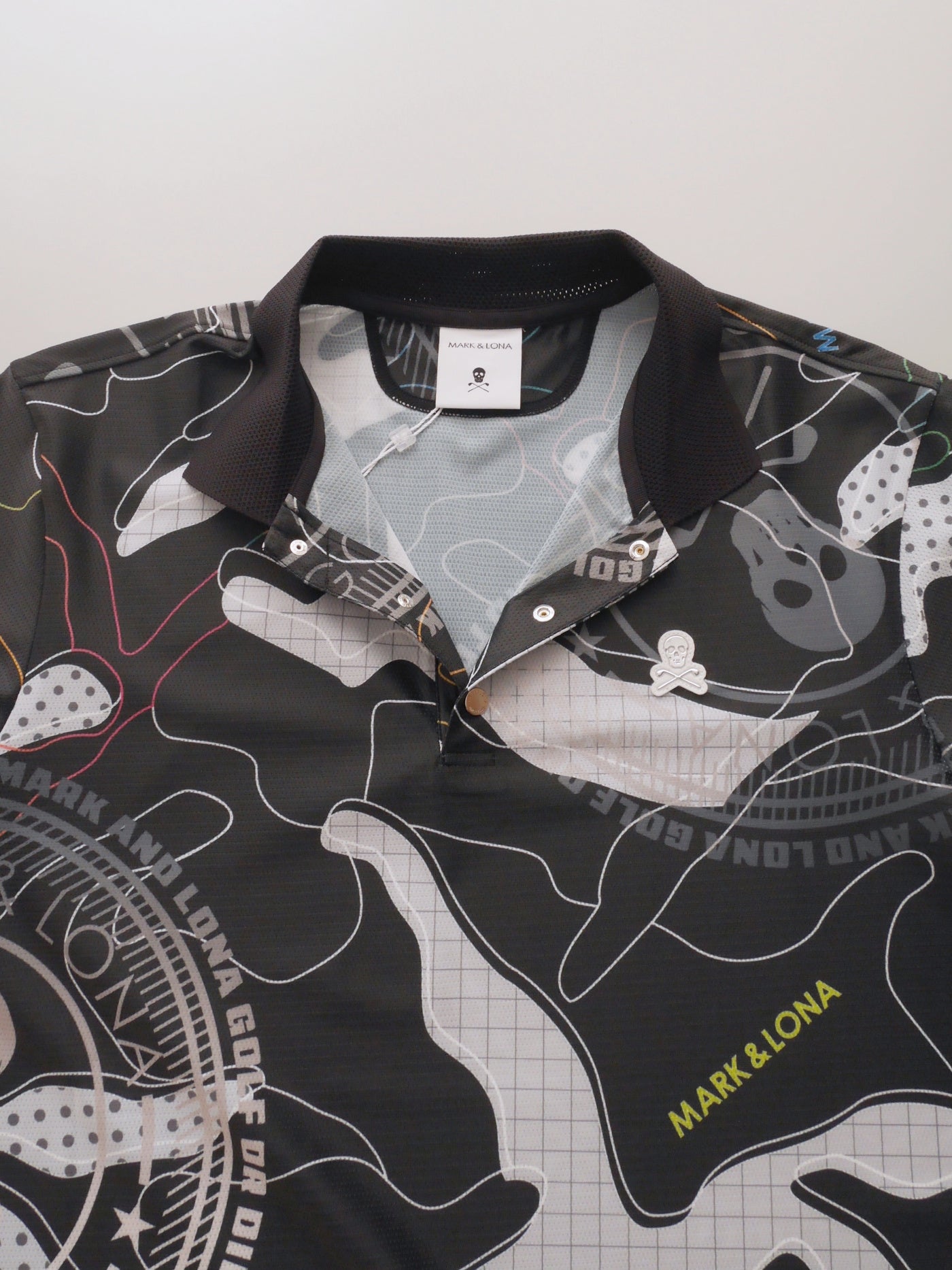 Axon Camo Mesh Performance Polo | MEN / BLACK