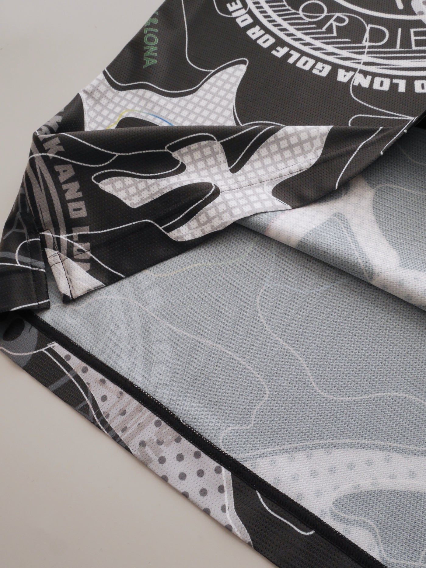 Axon Camo Mesh Performance Polo | MEN / BLACK