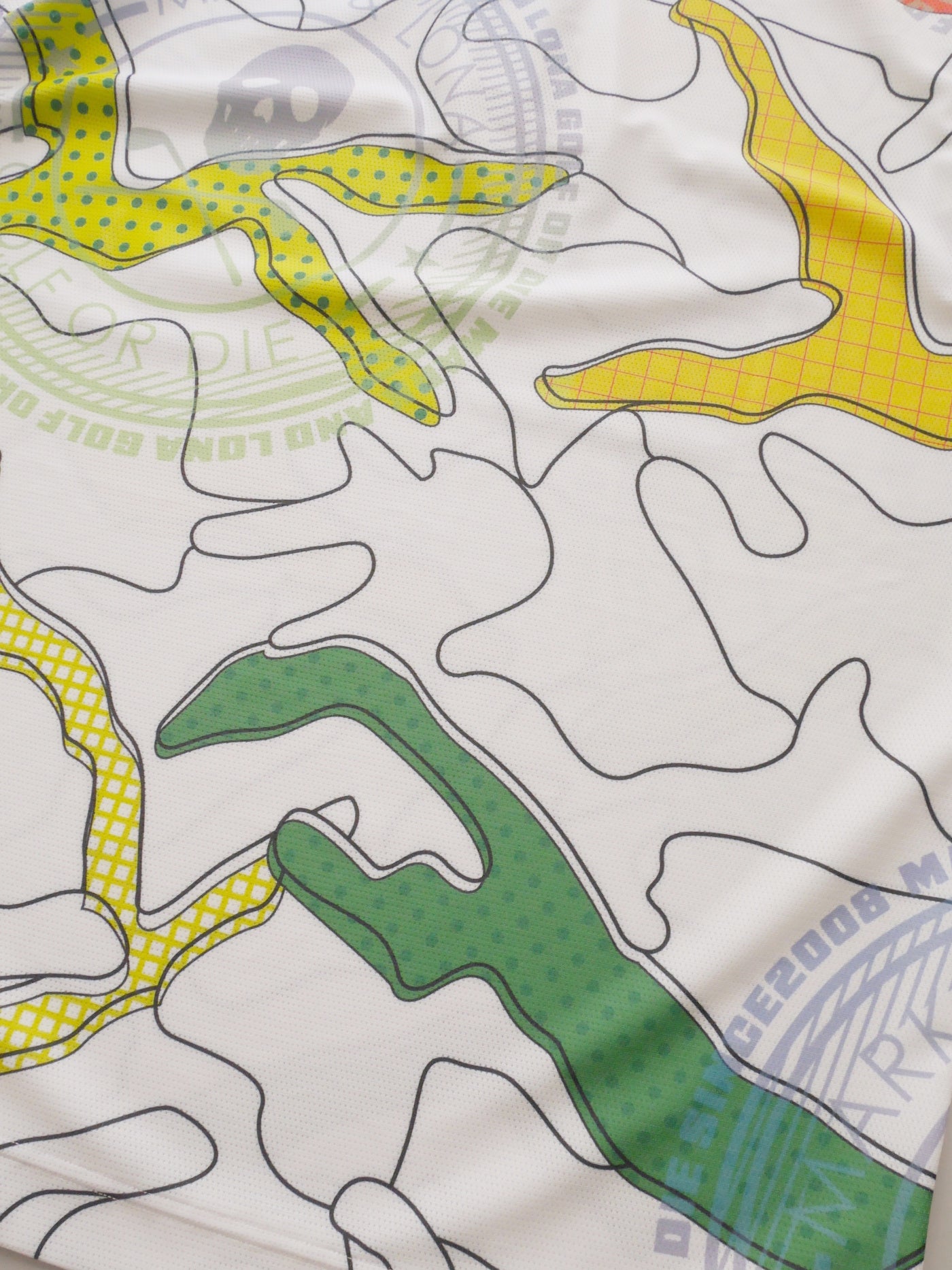 Axon Camo Mesh Performance Polo | MEN / WHITE