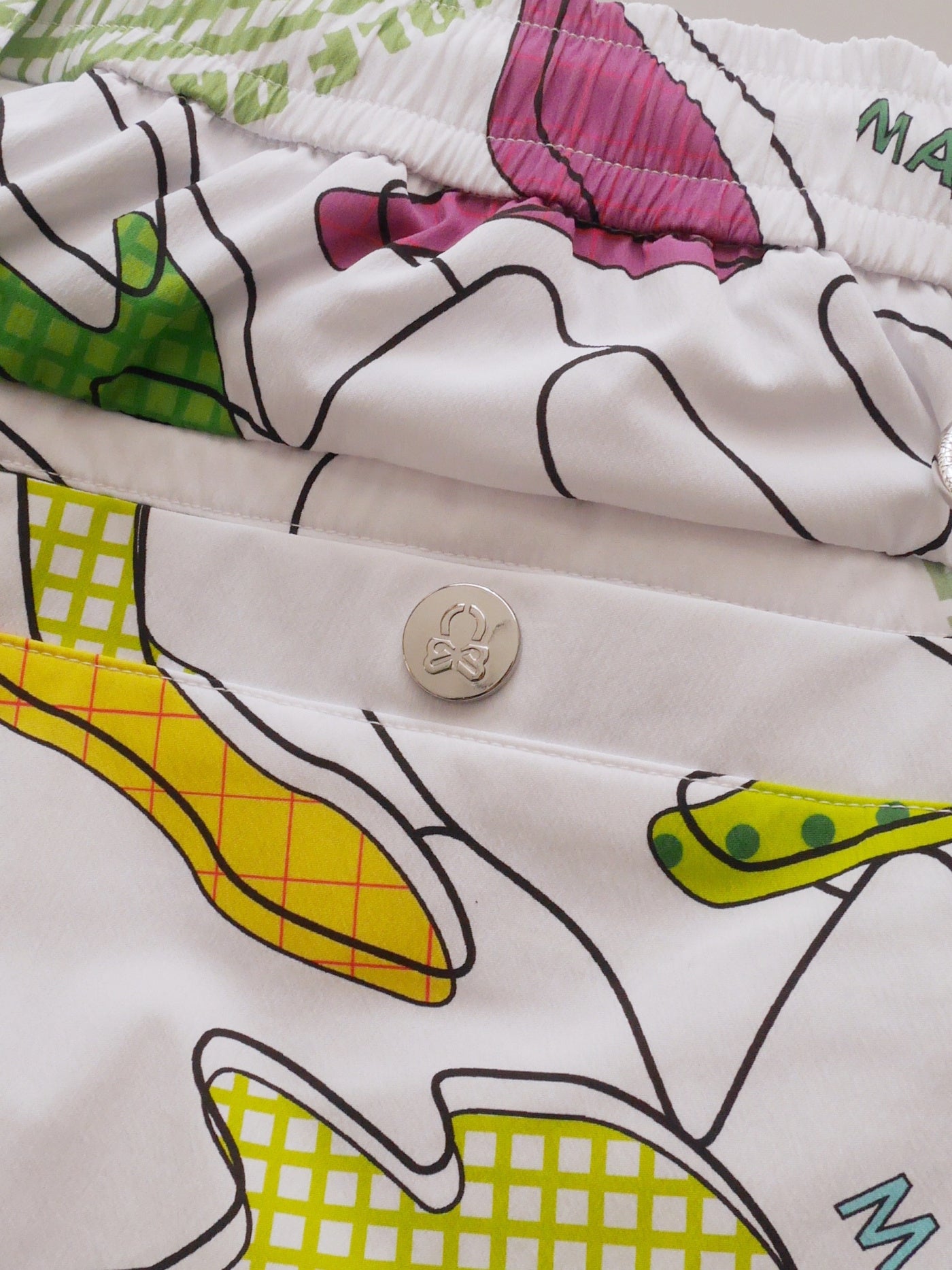 Axon Camo Performance Shorts | MEN / WHITE