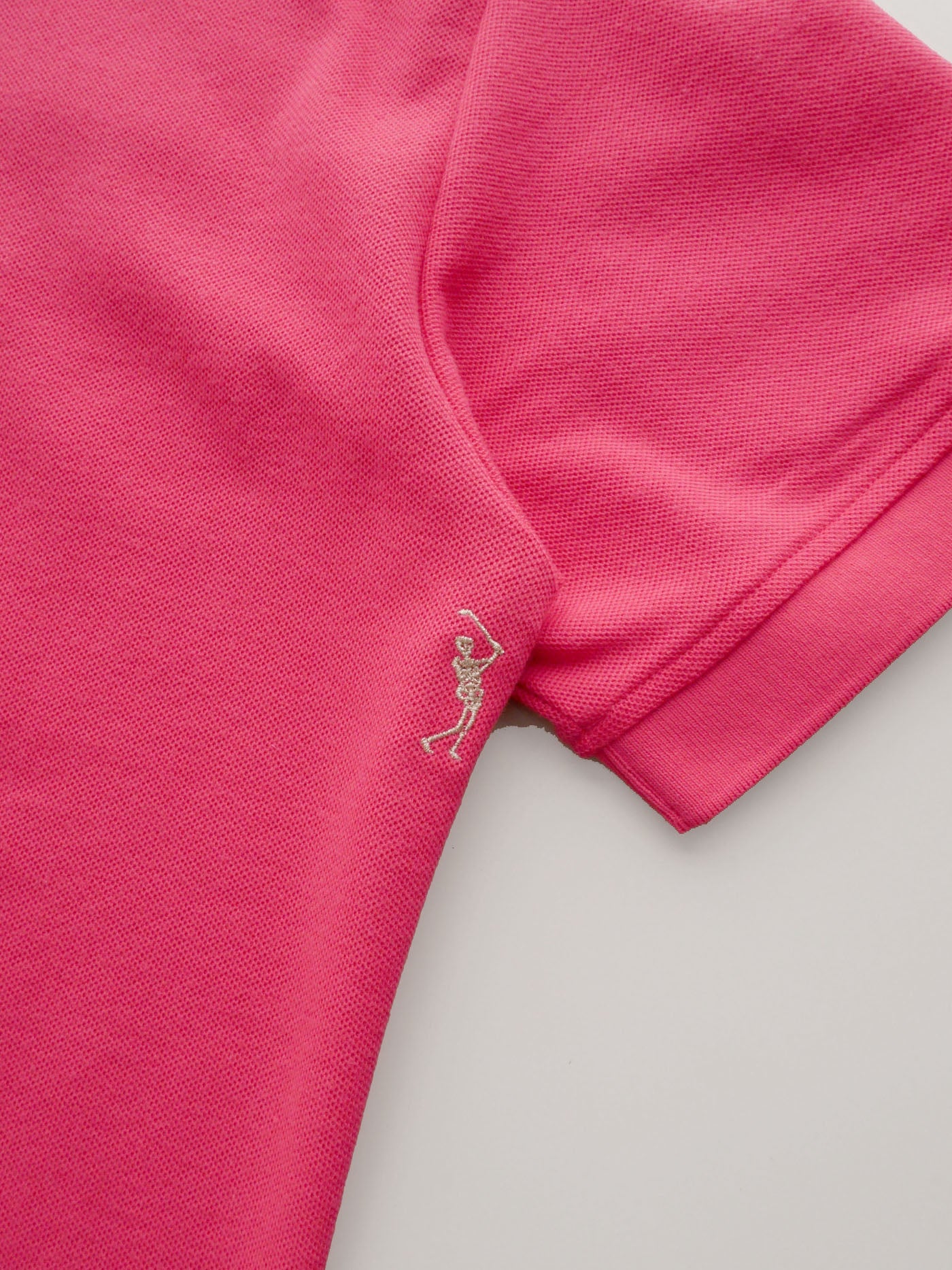 Gauge Camouflage Jacquard Polo | MEN / PINK