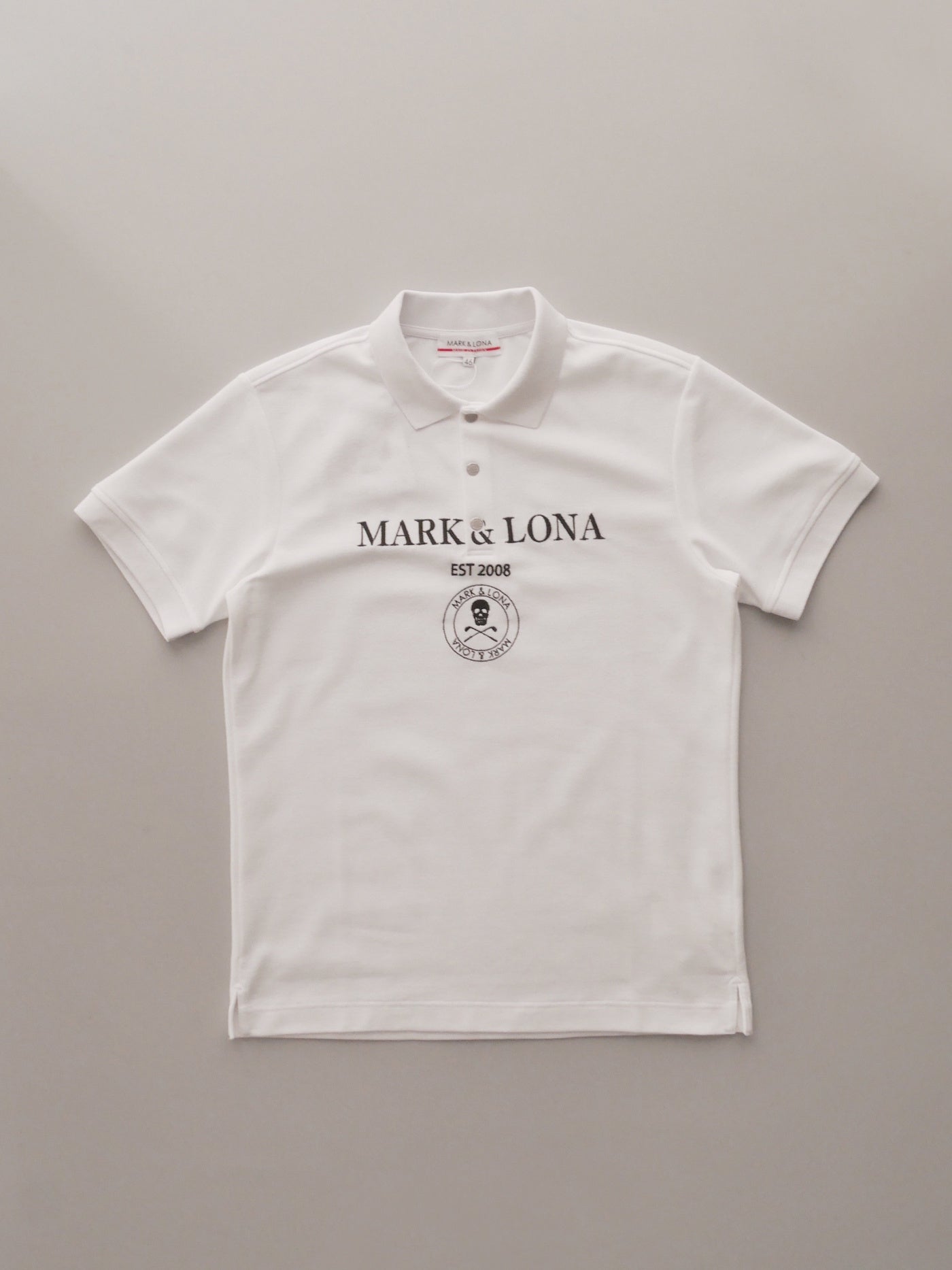 Gauge Camouflage Jacquard Polo | MEN / WHITE