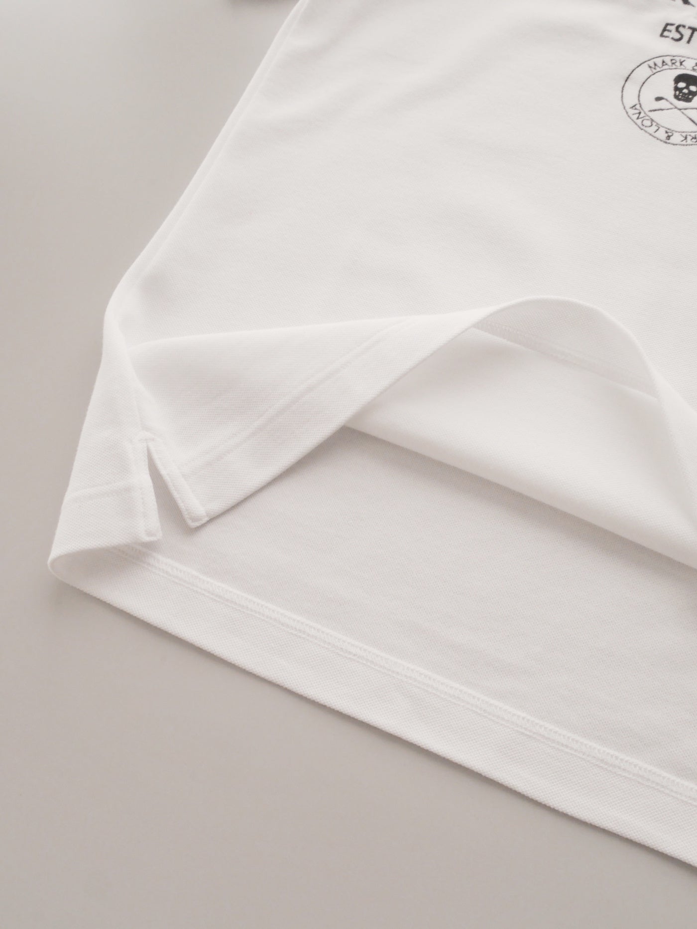 Gauge Camouflage Jacquard Polo | MEN / WHITE