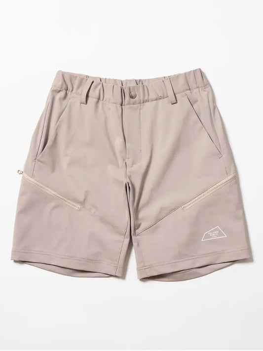 SVKS6021［サルベージパブリックコレパ］ トリコットメッシュ ZIPポケット ショートパンツ / BEIGE