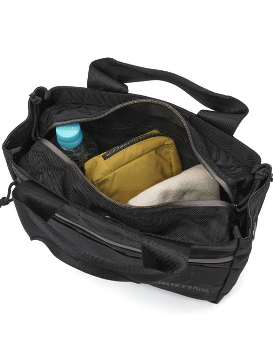 BRIEFING GOLF | CART TOTE METALLIC - BLACK