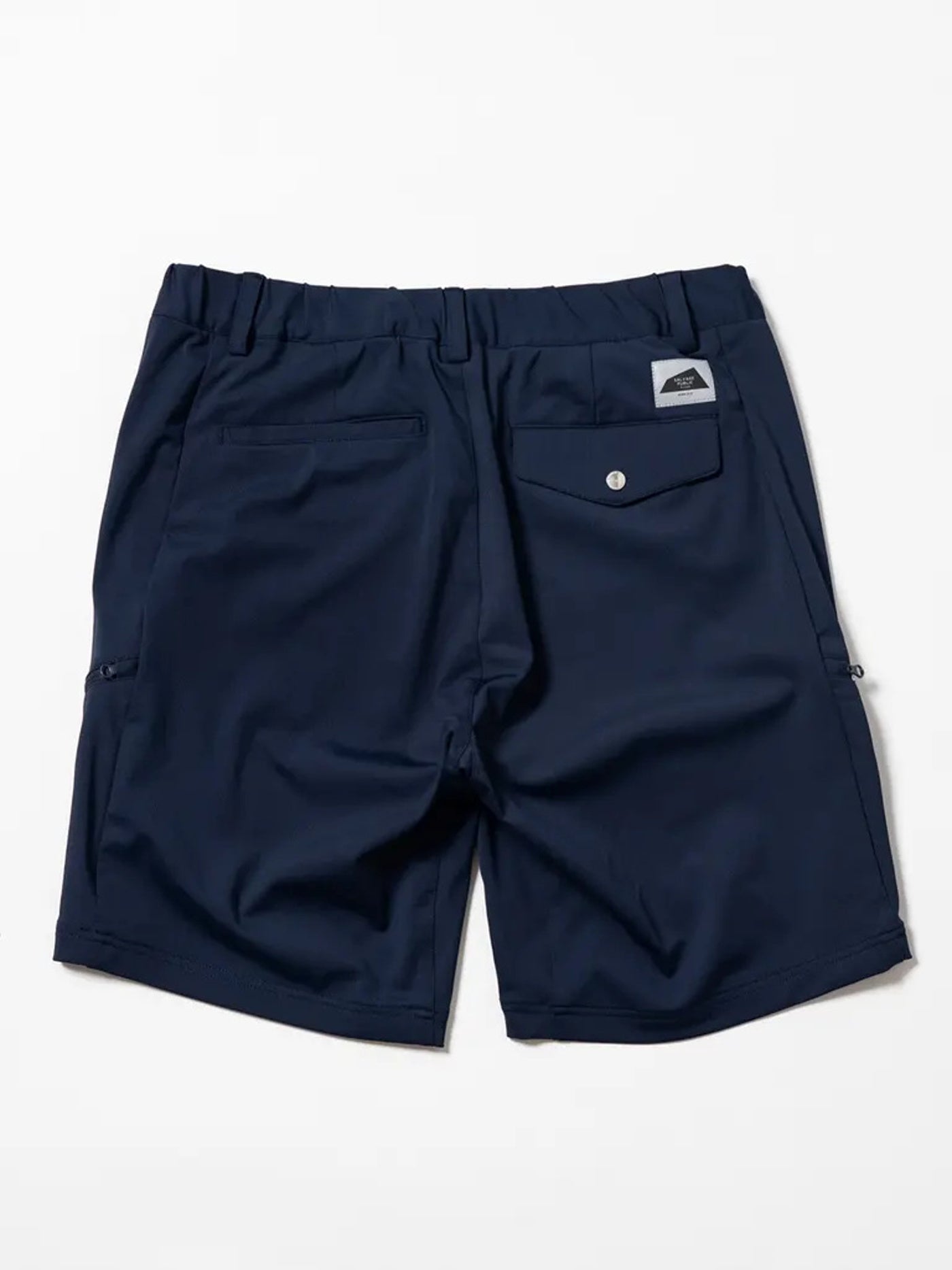 SVKS6021［サルベージパブリックコレパ］ トリコットメッシュ ZIPポケット ショートパンツ / NAVY