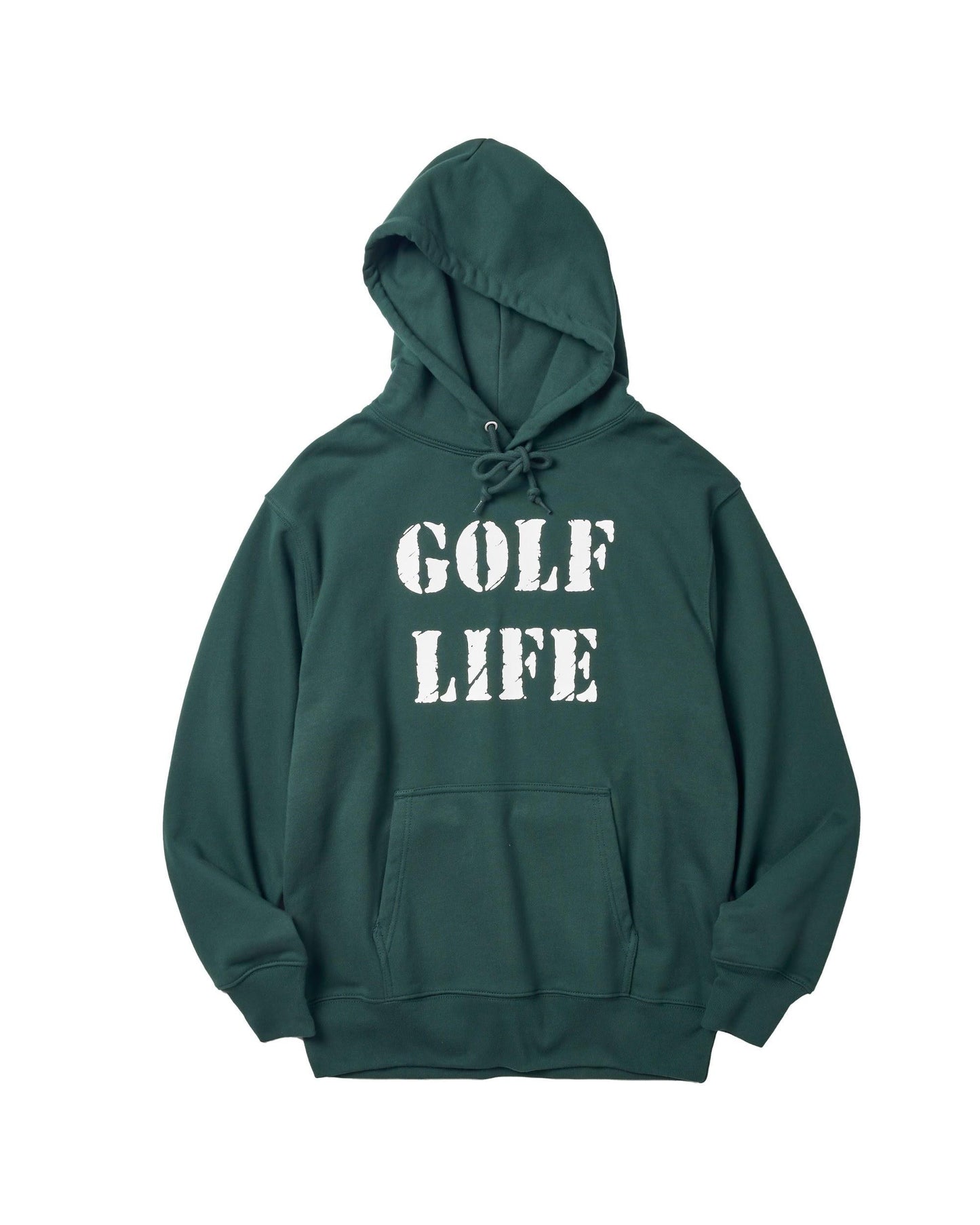 Golf Life Print Pullover Hoodie(D.GREEN)