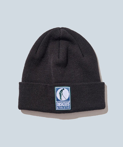 DISCUS GOLFMAN Knit Cap / BLACK