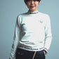 Option Viscose Mock Neck Sweater | WOMEN / WHITE