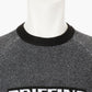 MEN’S BIRDS EYE LOGO CREWNECK KNIT / BLACK