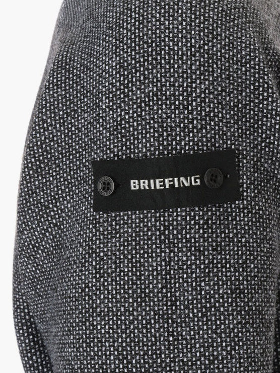 MEN’S BIRDS EYE LOGO CREWNECK KNIT / BLACK