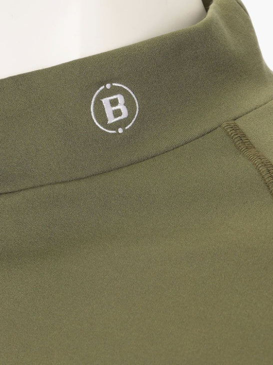 BRIEFING GOLF | MEN’S WARM LS HIGHNECK / OLIVE