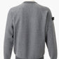 MEN’S BIRDS EYE LOGO CREWNECK KNIT / GREY